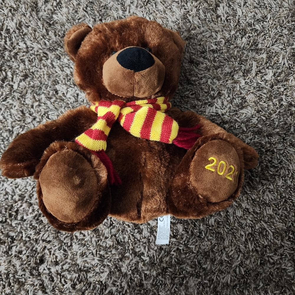 Mascot Factory Bear Plush w/ Scarf